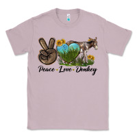 Lilac Peace Love Donkey Classic Tee - LillyAllenDesigns