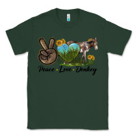 Sports Green Peace Love Donkey Classic Tee - LillyAllenDesigns