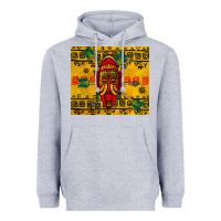 Heather Grey african mask tumbler Heavyweight Hoodie - BundleAndBundleShop