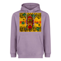 Lavender african mask tumbler Heavyweight Hoodie - BundleAndBundleShop