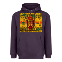 Plum african mask tumbler Heavyweight Hoodie - BundleAndBundleShop