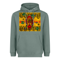 African Mask Tumbler Heavyweight Hoodie | Teevron