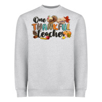 Heather Grey one thankful teacher Heavyweight Sweatshirt - CowGirlArtShop