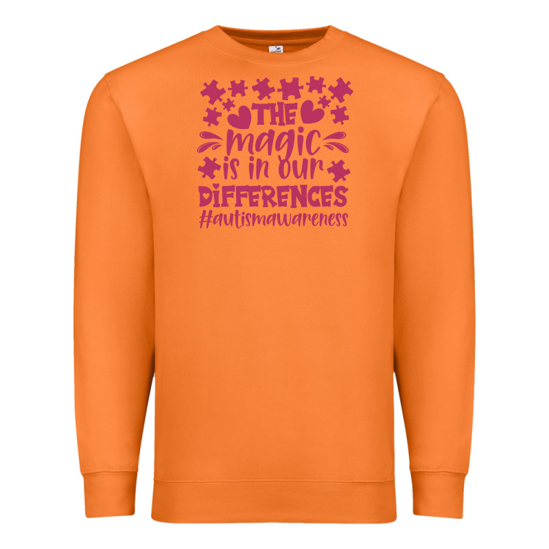 The Magic Is In Our Diference Premium Sweatshirt by CowhideDigitalArt | Teevron