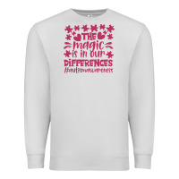 Dove Grey the magic is in our diference Premium Sweatshirt - CowhideDigitalArt