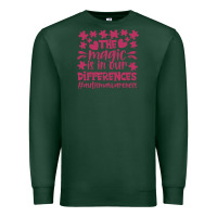 Sports Green the magic is in our diference Premium Sweatshirt - CowhideDigitalArt
