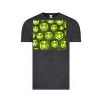 Vintage Black st. patrick's day lucky face Vintage Tee - RanaPortraitStore