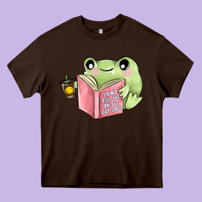 Dont Bug Me Or ı Will Eat You Heavy Core Tee Designed By Maliassmallbusiness