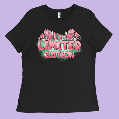 I Am Limited Edition Ladies Tee Designed By Maliassmallbusiness