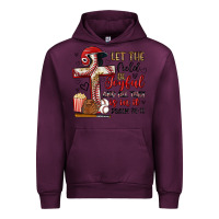 Mauve Wine let the field be joyful and all that is in it Urban Hoodie - Artiststas