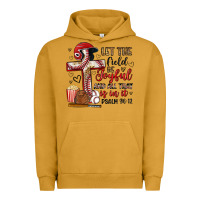 Pigment Peanut Butter let the field be joyful and all that is in it Urban Hoodie - Artiststas
