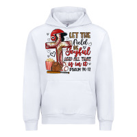 White let the field be joyful and all that is in it Urban Hoodie - Artiststas