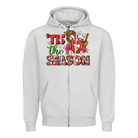 Dove Grey tis the season baseball coffee mug Zipper Hoodie - FaDigitalArtStudio