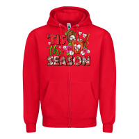Red tis the season baseball coffee mug Zipper Hoodie - FaDigitalArtStudio