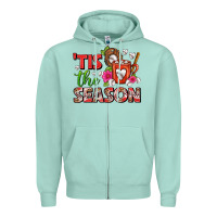 Seafoam tis the season baseball coffee mug Zipper Hoodie - FaDigitalArtStudio