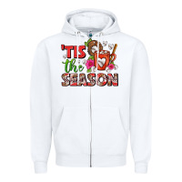 White tis the season baseball coffee mug Zipper Hoodie - FaDigitalArtStudio