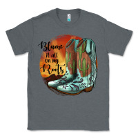 Charcoal Heather Blame It All On My Roots Classic Tee - JahusDesignShop