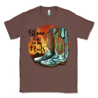 Chestnut Blame It All On My Roots Classic Tee - JahusDesignShop