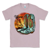 Lilac Blame It All On My Roots Classic Tee - JahusDesignShop