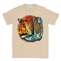 Mushroom Blame It All On My Roots Classic Tee - JahusDesignShop
