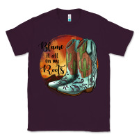 Plum Blame It All On My Roots Classic Tee - JahusDesignShop