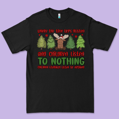 Where The Tree Tops Glisten Premium Tee Designed By Maliassmallbusiness
