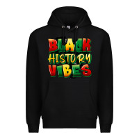 Black black history vibes Premium Hoodie - FaDigitalArtStudio