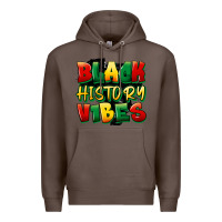 Coffee black history vibes Premium Hoodie - FaDigitalArtStudio
