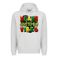 Dove Grey black history vibes Premium Hoodie - FaDigitalArtStudio