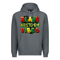 Rock black history vibes Premium Hoodie - FaDigitalArtStudio