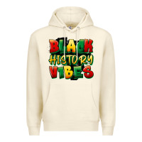 Black History Vibes Premium Hoodie | Teevron