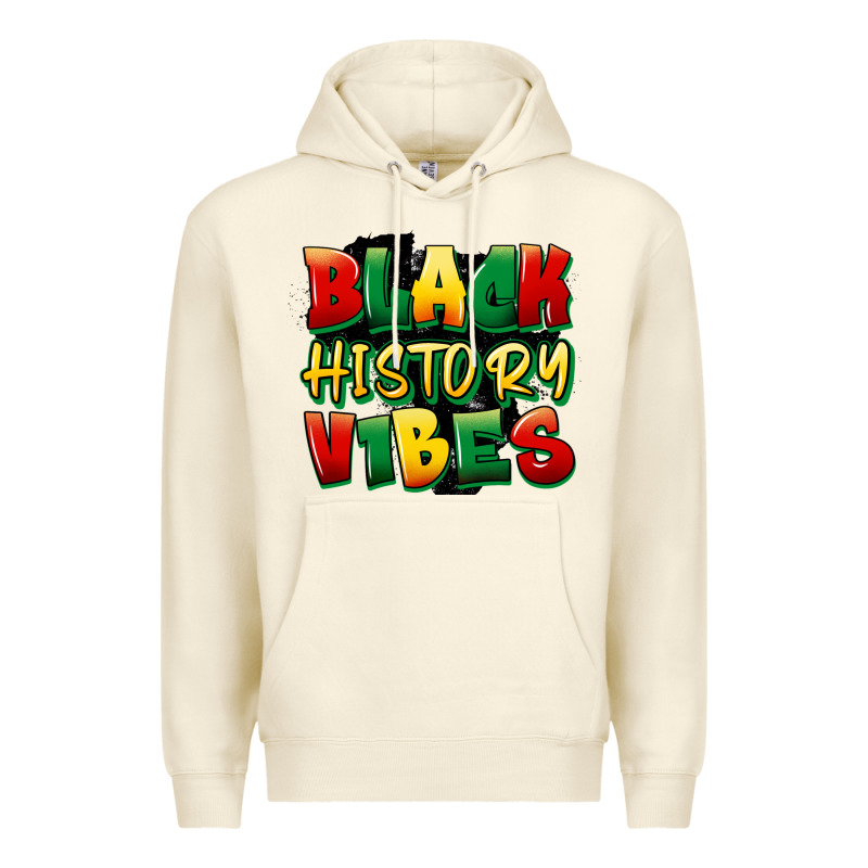 Black History Vibes Premium Hoodie by FaDigitalArtStudio | Teevron