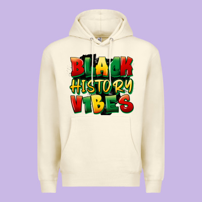 Black History Vibes Premium Hoodie Designed By Fadigitalartstudio