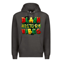 Smoke black history vibes Premium Hoodie - FaDigitalArtStudio