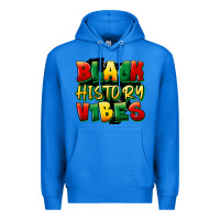 True Royal black history vibes Premium Hoodie - FaDigitalArtStudio