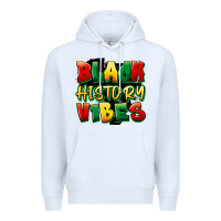 White black history vibes Premium Hoodie - FaDigitalArtStudio