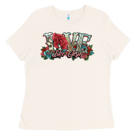 Bone love like jesus roses Ladies Tee - NancyCooperArtShop