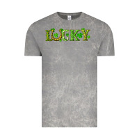 St. Patrick's Day Lucky With Clovers And Horseshoe Vintage Tee | Teevron