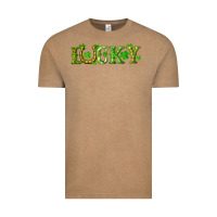 Vintage Coffee st. patrick's day lucky with clovers and horseshoe Vintage Tee - RanaPortraitStore
