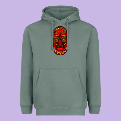 African Masks 3 Heavyweight Hoodie Designed By Bundleandbundleshop