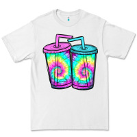 White tie dye loaded tea Premium Tee - JahusDesignShop