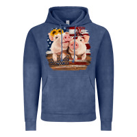 Vintage Denim Cute Couple American Pigs Vintage Hoodie - Bettercallsaul