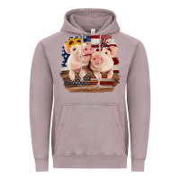Vintage Zinc Cute Couple American Pigs Vintage Hoodie - Bettercallsaul
