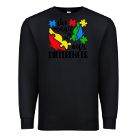 Black the magic is in our differences Premium Sweatshirt - CowhideDigitalArt