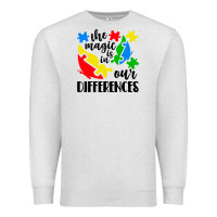 The Magic Is In Our Differences Premium Sweatshirt | Teevron
