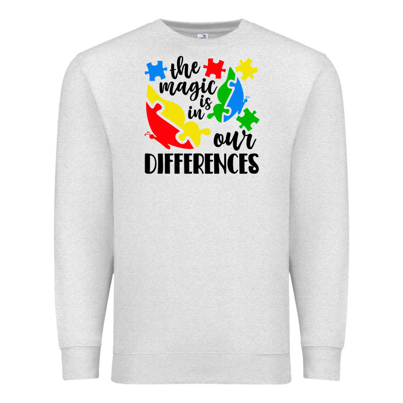 The Magic Is In Our Differences Premium Sweatshirt by CowhideDigitalArt | Teevron