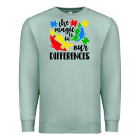Seafoam the magic is in our differences Premium Sweatshirt - CowhideDigitalArt