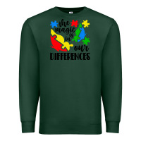 Sports Green the magic is in our differences Premium Sweatshirt - CowhideDigitalArt