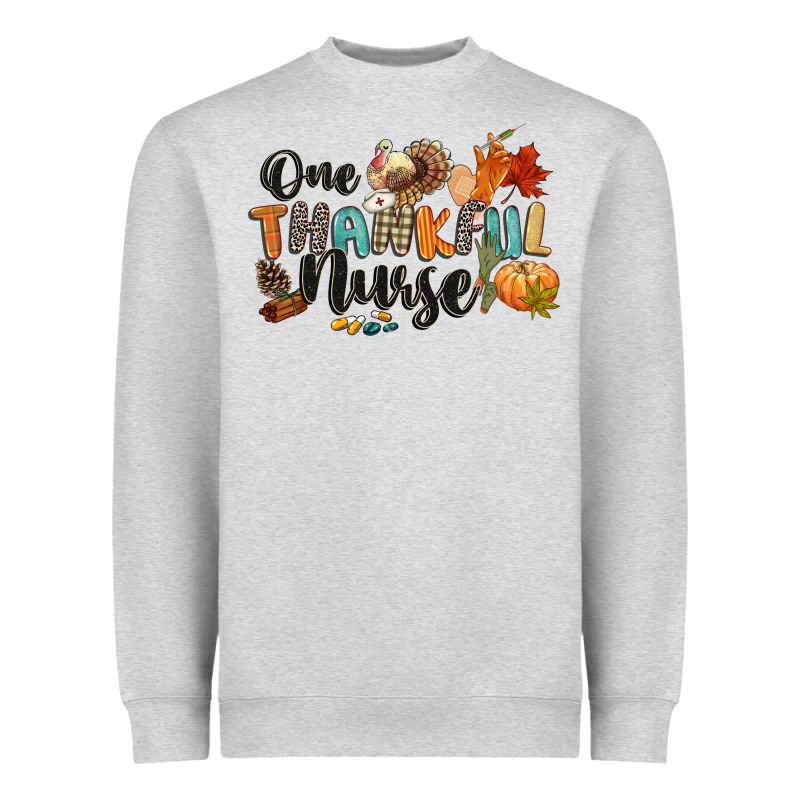One Thankful Nurse Heavyweight Sweatshirt by CowGirlArtShop | Teevron