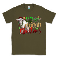 Army Green merry cluckin christmas Classic Tee - SublimationCraftShop